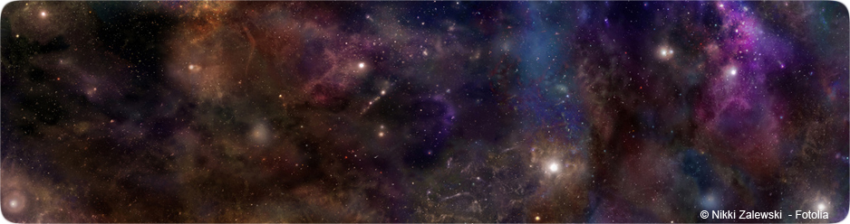 Vues d'étoiles dans l'espace