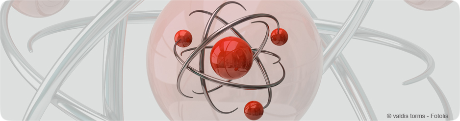 Vue 3D d'atome