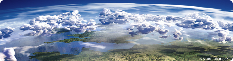 Vue de l'atmosphère