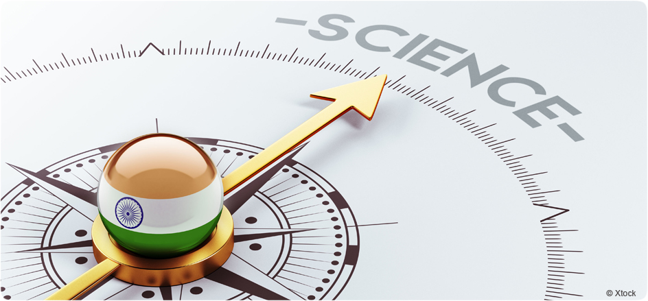 Boussole qui pointe vers la science