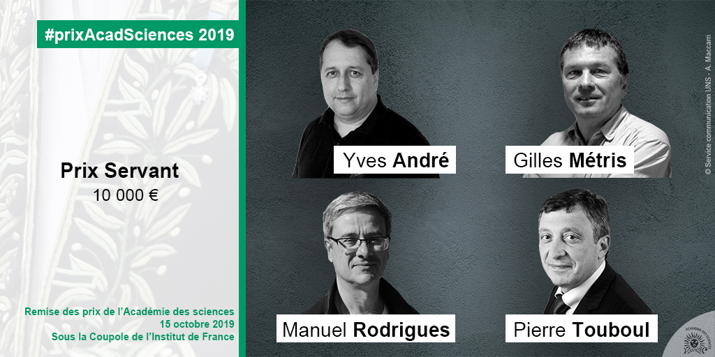 Pierre Touboul, Manuel Rodrigues, Gilles Métris et Yves André