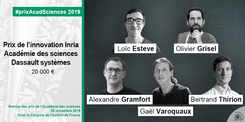 Loïc Esteve, Olivier Grisel, Alexandre Gramfort, Bertrand Thirion, Gaël Varoquaux