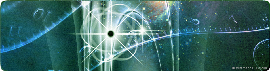 Vue abstraite de l'espace temps