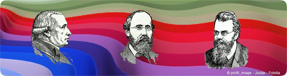 Portraits de Monge, Riemann et Boltzmann