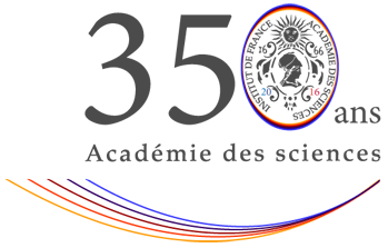 Logo des 350 ans de l'Académie des sciences