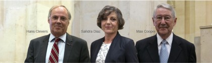 Max Cooper, Hans Clevers et Sandra Diaz