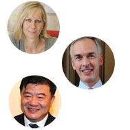 Anne Dejean-Assémat, Hugues de Thé et Zhu Chen