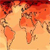 Changement climatique sur une carte